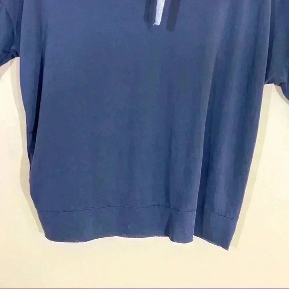 Emelia Gray Faux Wrap Open Back Hoodie Sweatshirt - Picture 4 of 13